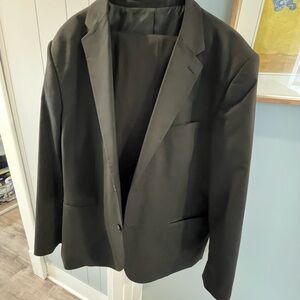Slim Fit H&M Black Men's Blazer and Pants combo